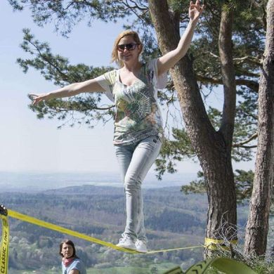 Слеклайн Gibbon Slacklines Classic Line XL Treewear Set yellow