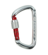 Карабін Climbing Technology D-Shape SG silver/red gate