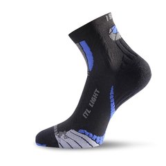 Шкарпетки Lasting ITL S чорні/сині