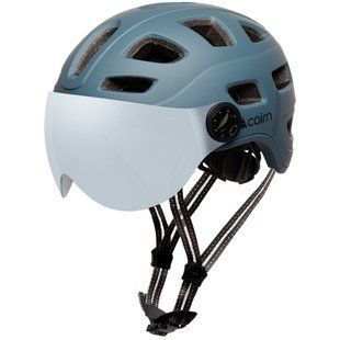 Cairn велошлем Quartz Visor LED USB grey 52-58