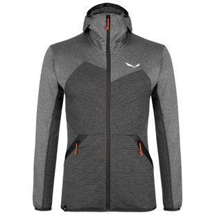 Флісова кофта Salewa Puez Melange Polarlite Full-Zip 46/S чоловіча чорна
