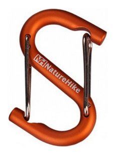 Карабін Naturehike S-type 60 мм NH15A003-H orange