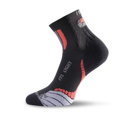 Шкарпетки Lasting ITL S чорні/червоні