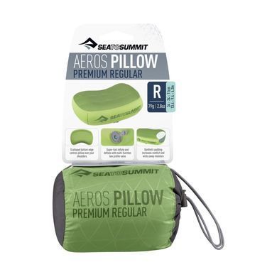 Подушка надувная Sea To Summit Aeros Premium Pillow Regular lime