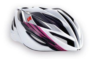 Велошолом MET Forte, black/white/pink, UN