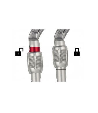 Карабін Petzl OK Screw Lock grey/red