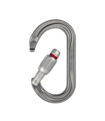 Карабін Petzl OK Screw Lock grey/red