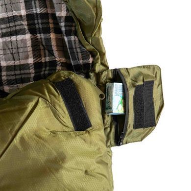 Спальный мешок Tramp Sherwood Regular одеяло левый dark-olive/grey 220/80 UTRS-054R-L