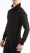 Термокофта-поло Aclima HotWool 230 Polo W/Zip Unisex Jet Black XL