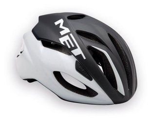 Велошолом MET Manta, black/white