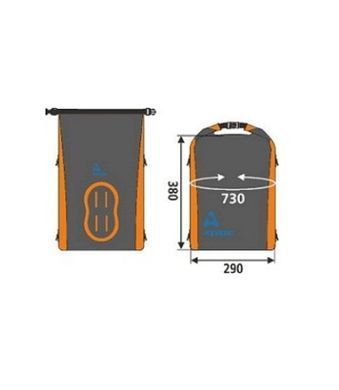 Гермомішок Aquapac Stormproof&trade; Padded для ноутбука grey/orange