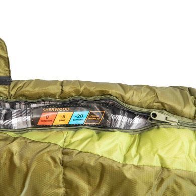 Спальний мішок Tramp Sherwood Long ковдра правий dark-olive/grey 230/100 UTRS-054L-R