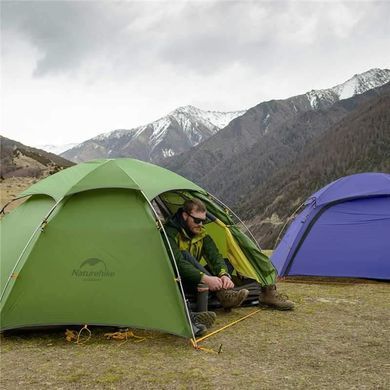 Намет Naturehike Cloud Peak II (2-х місний) 20D silicone NH17K240-Y темно-зелений