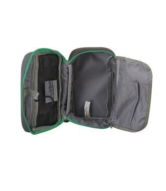 Косметичка Milo Luxe dark grey/light grey/green