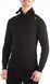 Термокофта-поло Aclima HotWool 230 Polo W/Zip Unisex Jet Black XXXL