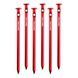 Кілочки Т-образні Naturehike aluminum 160 мм (6 шт.) NH17D025-D red