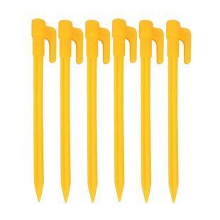 Кілочки з гачком Т-образні Naturehike plastic 148 мм (6 шт.) NH17D021-D yellow