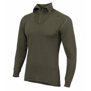 Термокофта-поло Aclima HotWool 230 Polo W/Zip Unisex Olive Night L