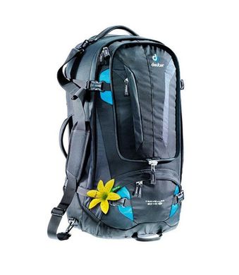 Рюкзак-сумка Deuter Traveller 60+10 SL black/turquoise