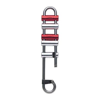 Спусковий пристрій Petzl Rack, grey/red