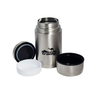 Термос Tramp з широким горлом 0,5 л grey