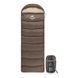 Спальний мішок з капюшоном Naturehike U350S 220*75 NH20MSD07 коричневий