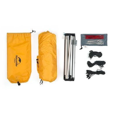 Тент-намет Naturehike Twin Peaks 210T polyester yellow