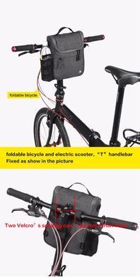 Велосумка на кермо Rhinowalk Multifunctional 3л RK18995 gray