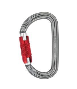 Карабин Petzl Am'D Twist-lock grey/red