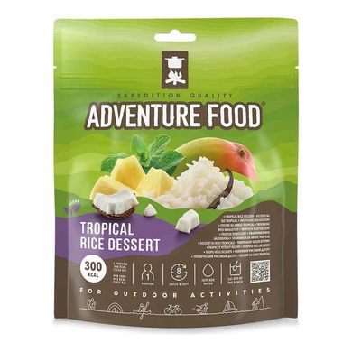 Сублимированная еда Adventure Food Tropical Rice Dessert тропический рисовый десерт silver/green