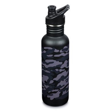 Спортивна пляшка для води Klean Kanteen Classic Sport Cap 800 мл Black Camo