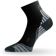 Шкарпетки Lasting ITL S чорні/сірі