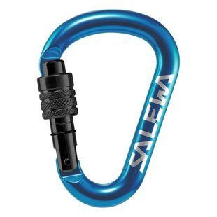 Карабін Salewa HMS Screw G2 Small Black Blue SMALL синій