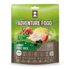 Сублімована їжа Adventure Food Curry Fruit Rice Рис каррі з фруктами New Package silver/green