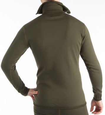 Термокофта-поло Aclima HotWool 230 Polo W/Zip Unisex Olive Night XXXL