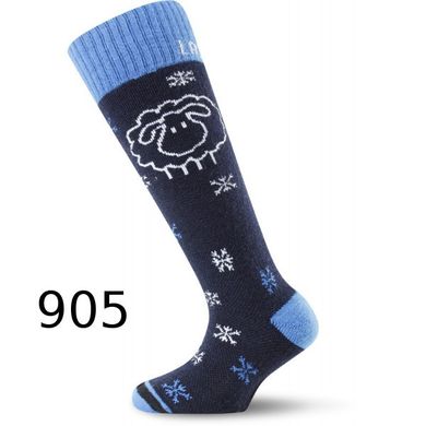 Шкарпетки Lasting SJW XS дитячі чорні/сині