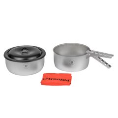 Набір посуду Trangia Tundra II-D 1.75 / 1.5 л (два казанки, кришка, ручка, чохол)
