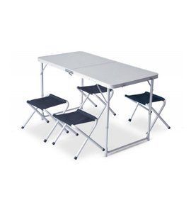 Набор раскладной стол и 4 табуретки Pinguin Furniture set Table L with 4 Jack Stools Multi color