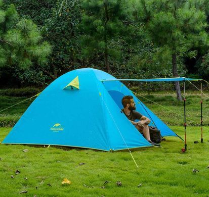 Намет Naturehike P-Series II (2-х місний) 210T 65D polyester Graphic NH18Z022-P sea blue