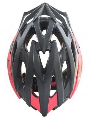 Велошолом Lynx Les Gets matt black red