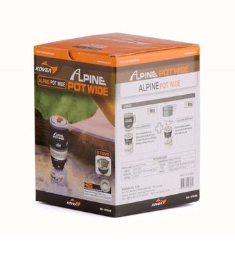 Газовий пальник Kovea KB-0703W Alpine Pot Wide black