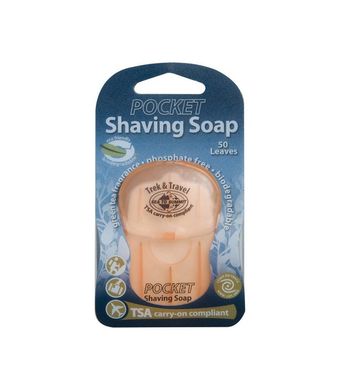 Походное мыло для бритья Sea to Summit Pocket Shaving Soap Eur pink