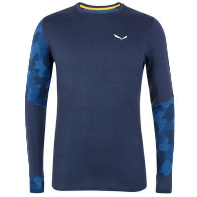 Термофутболка Salewa Cristallo L/S Mns 48/M мужская синяя