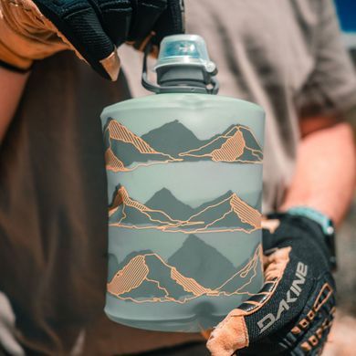 Мягкая фляга HydraPak Mountain Stow 500ml Graphic Collection Mammoth Grey